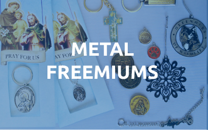 Metal Front End Freemiums - Fundraising Gift Ideas for Non-Profits, Businesses, and Corporations. Metal coins - giveaways and gifts for fundraisers.